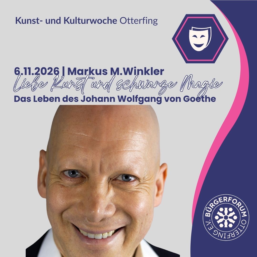 Markus M. Winkler | Liebe, Kunst und schwarze Magie |  Fr. 6.11.2026 | 20 Uhr (Einlass 19:30 Uhr)